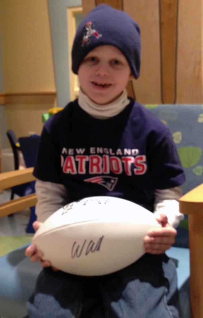 Mac's Wes Welker Autographed Ball