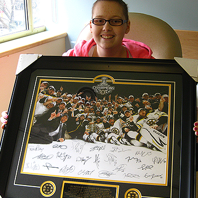 courtney boston bruins photo endure to cure